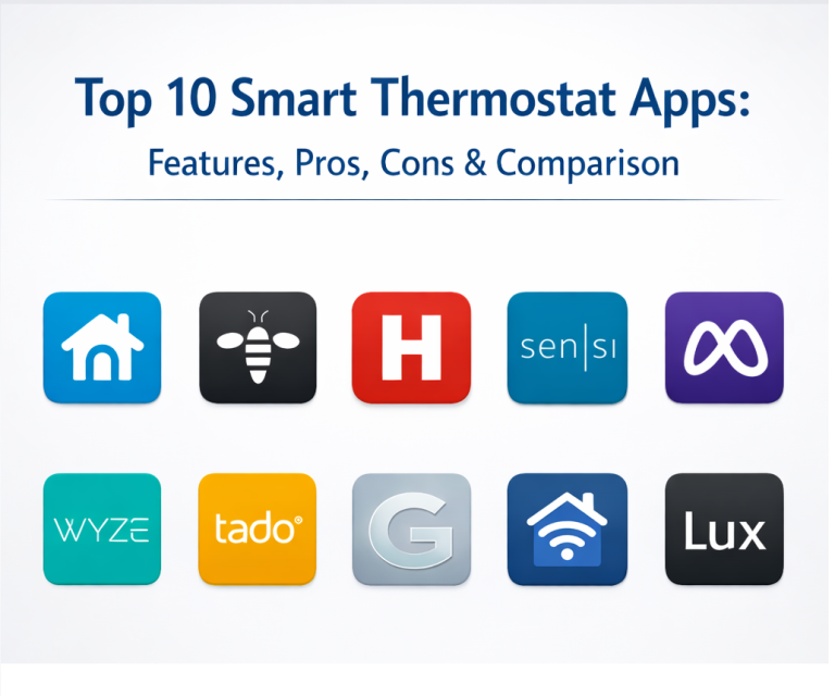 Top 10 Smart Thermostat Apps: Features, Pros, Cons & Comparison ...