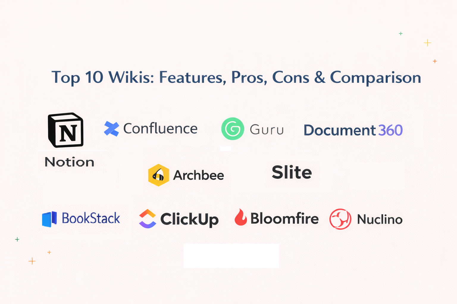 Top 10 Wikis: Features, Pros, Cons & Comparison - DevOps Consulting