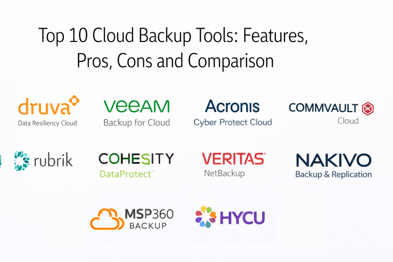 Top 10 Cloud Backup Tools: Features, Pros, Cons and Comparison - DevOps ...
