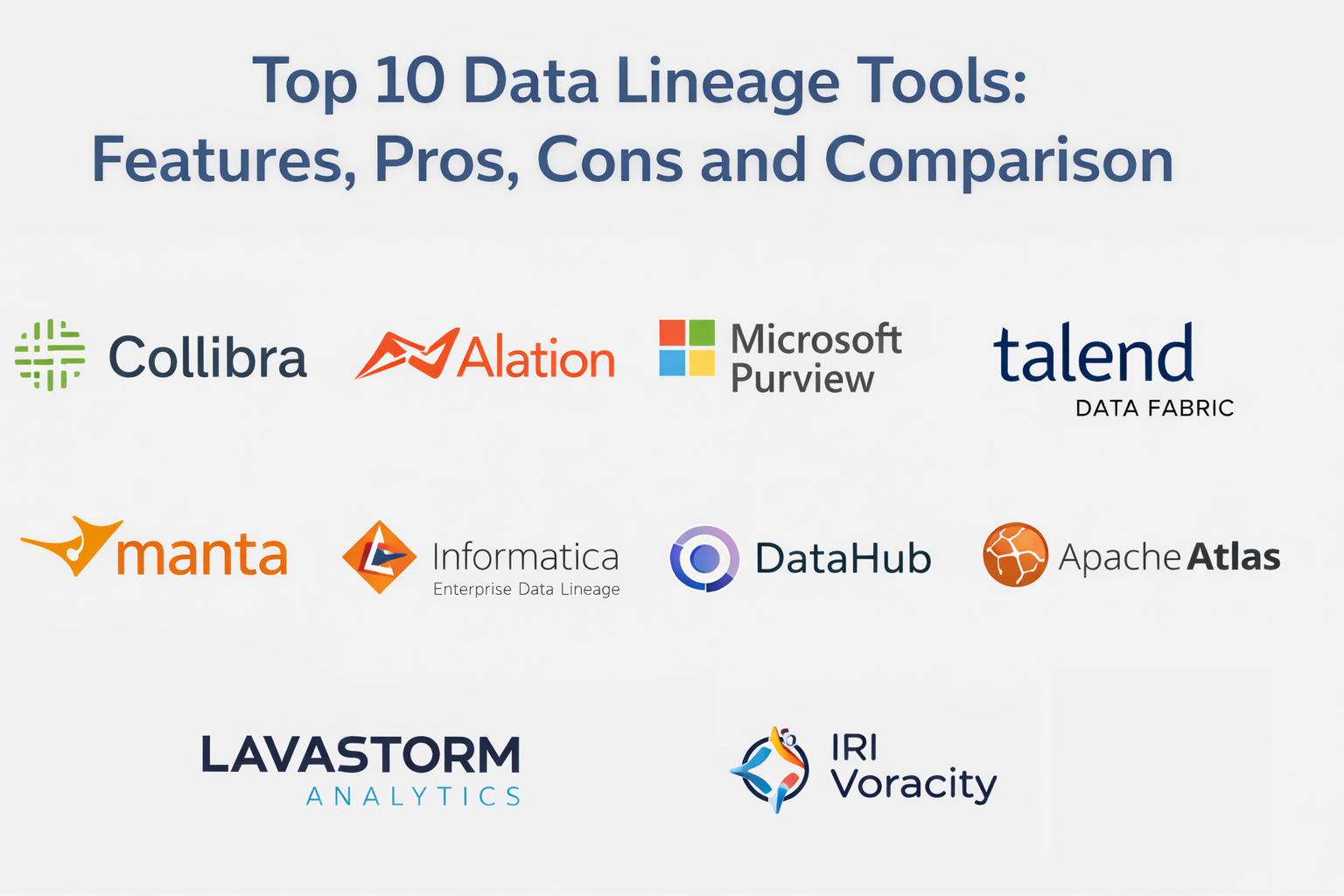 Top 10 Data Lineage Tools: Features, Pros, Cons, and Comparison ...
