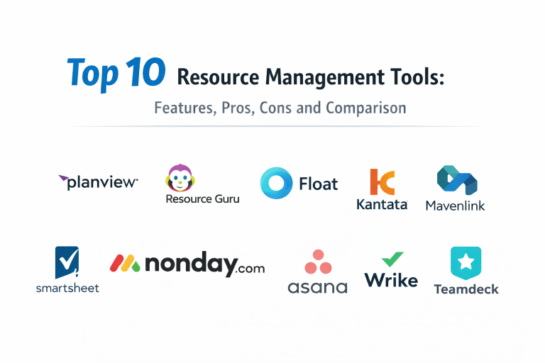 Top 10 Resource Management Tools: Features, Pros, Cons and Comparison ...
