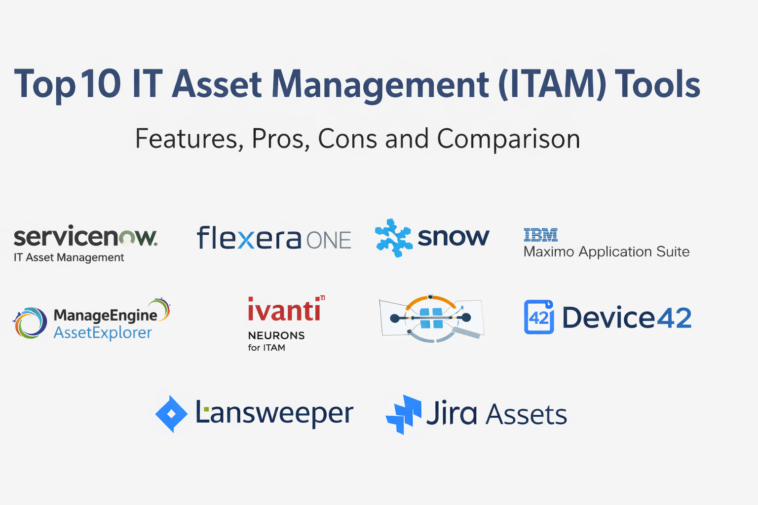 Top 10 IT Asset Management Tools: Features, Pros, Cons and Comparison ...