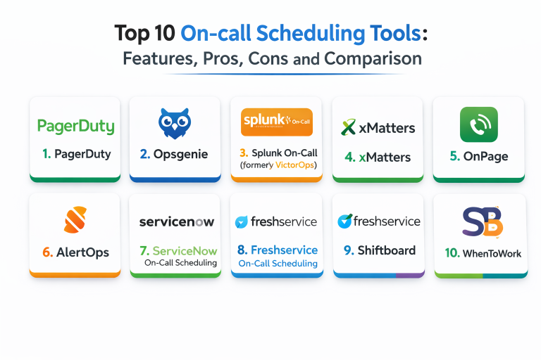 Top 10 On-Call Scheduling Tools: Features, Pros, Cons and Comparison ...