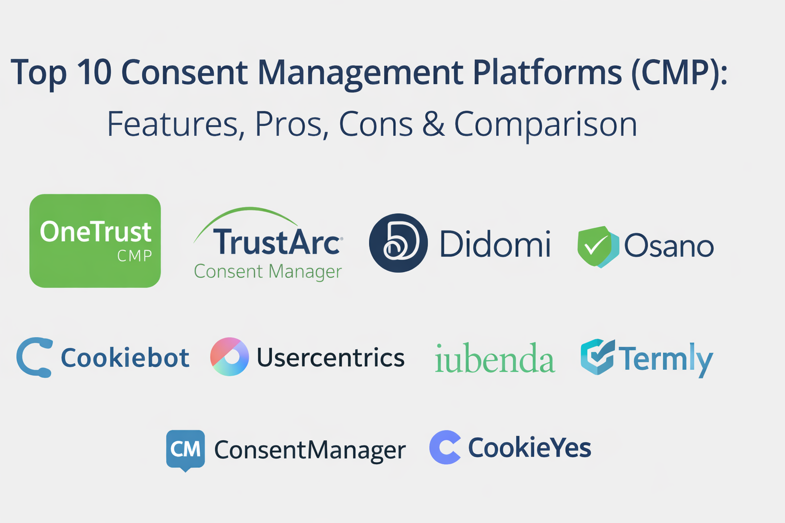 Top 10 Consent Management Platforms: Features, Pros, Cons and ...