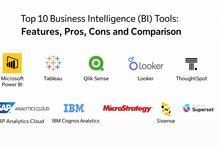 Top 10 Business Intelligence (BI) Tools: Features, Pros, Cons ...