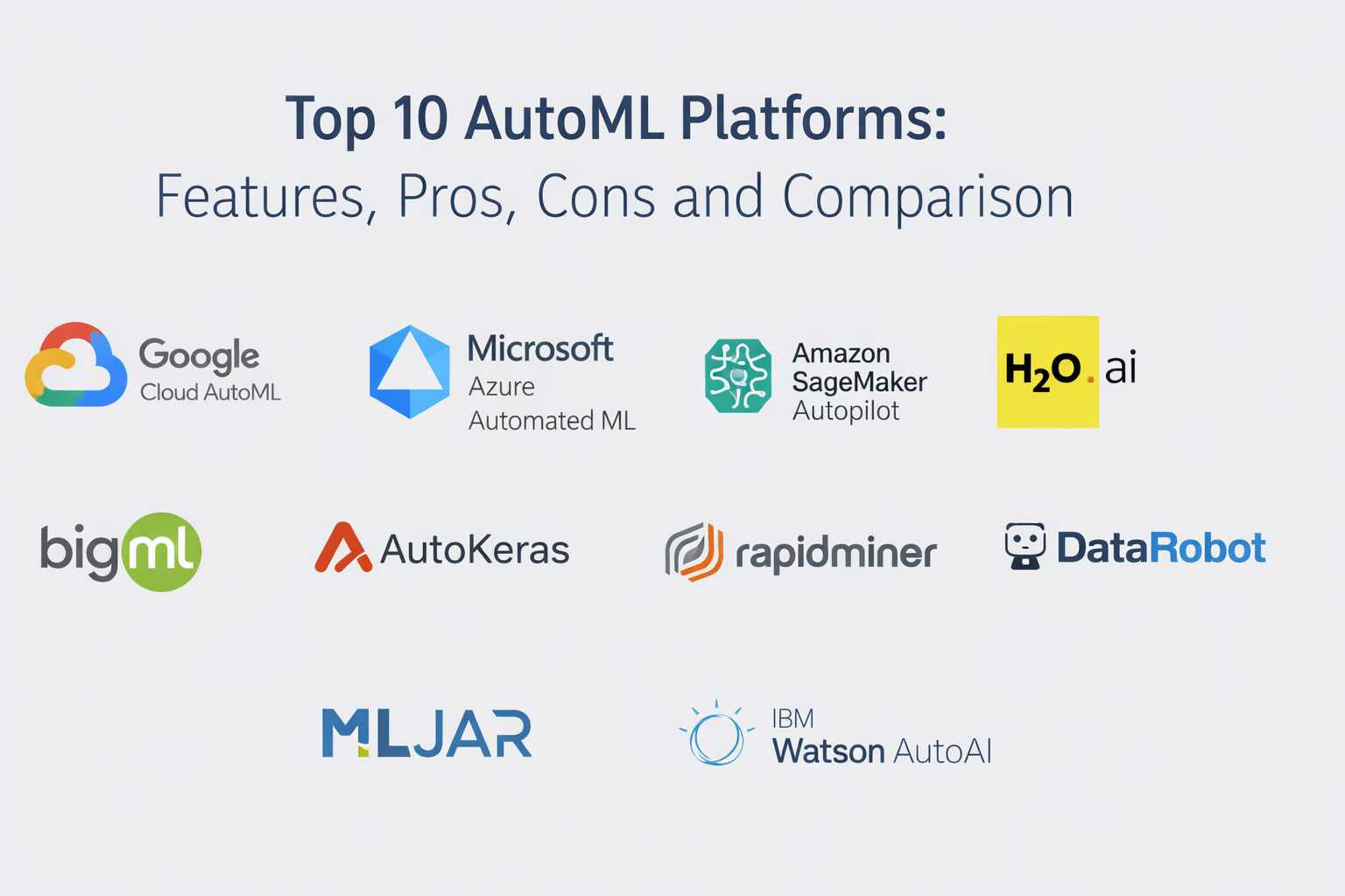 Top 10 AutoML Platforms: Features, Pros, Cons and Comparison - DevOps ...