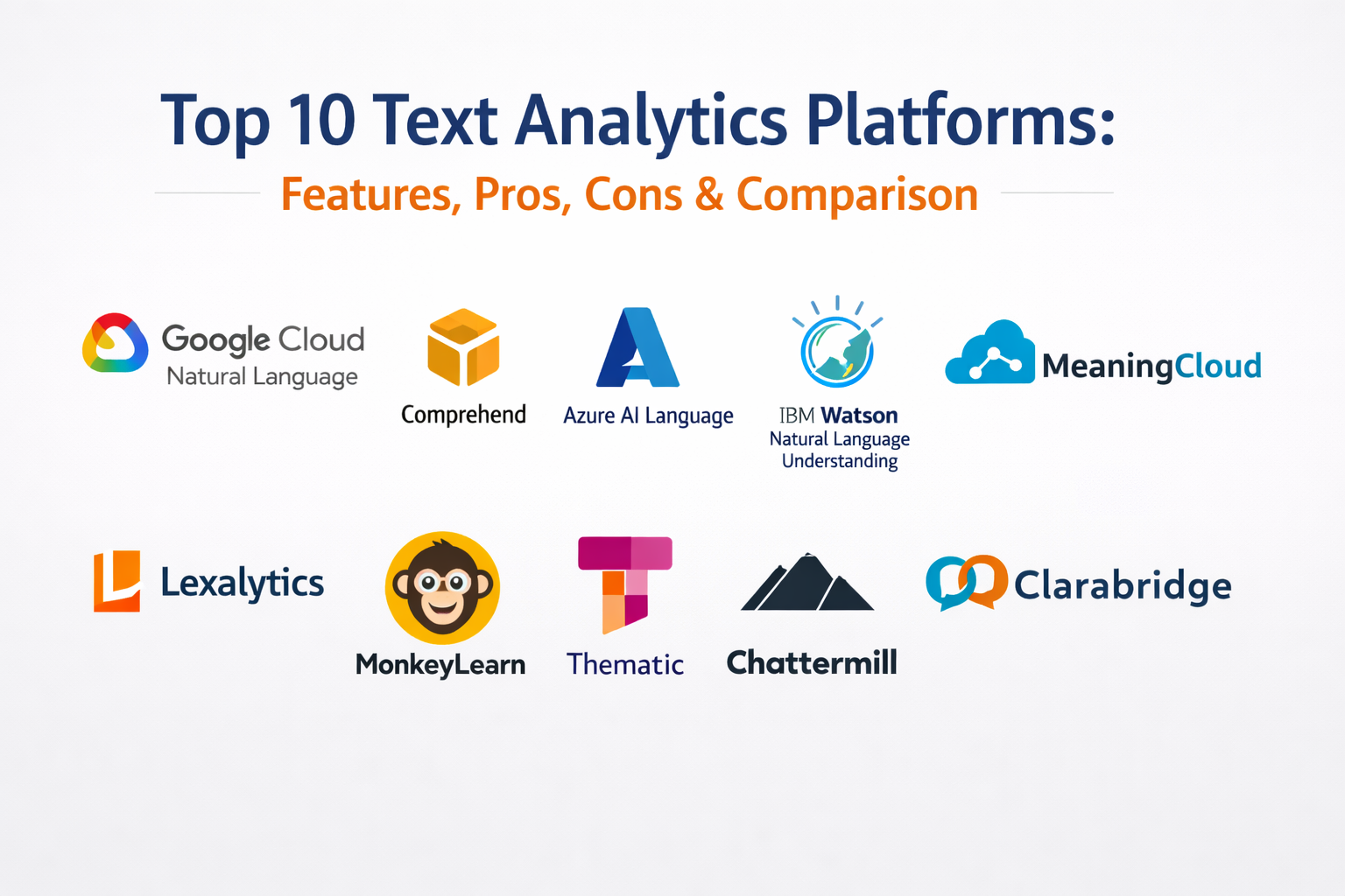 Top 10 Text Analytics Platforms: Features, Pros, Cons and Comparison ...