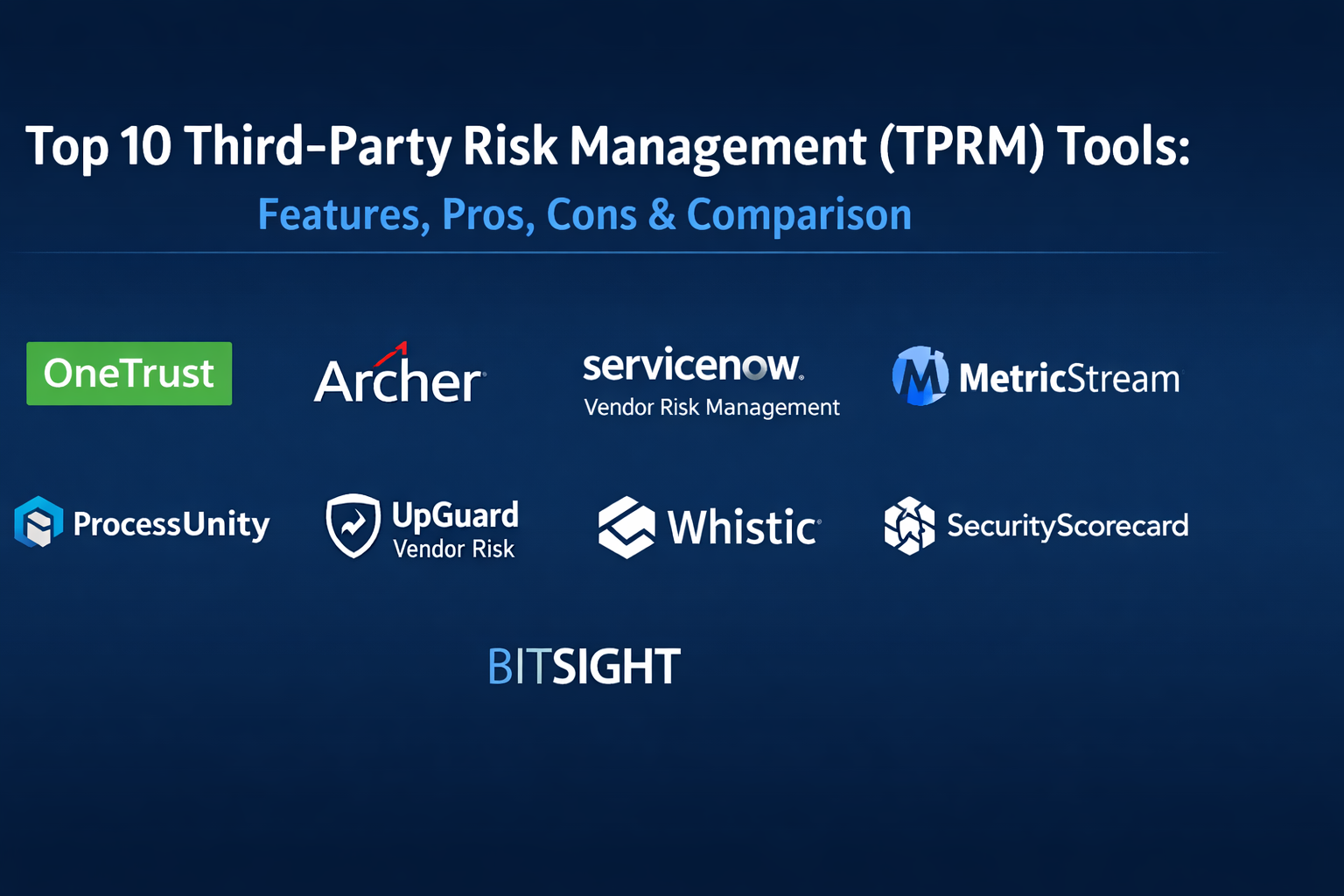 Top 10 Third-Party Risk Management (TPRM) Tools: Features, Pros, Cons ...