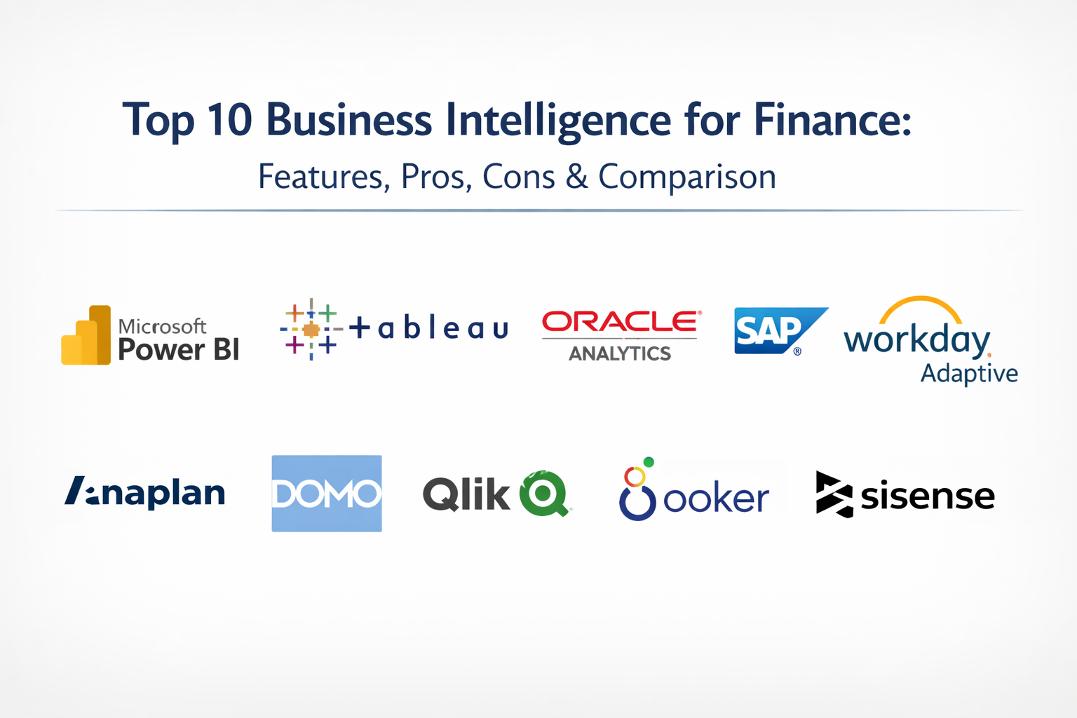 Top 10 Business Intelligence for Finance: Features, Pros, Cons ...