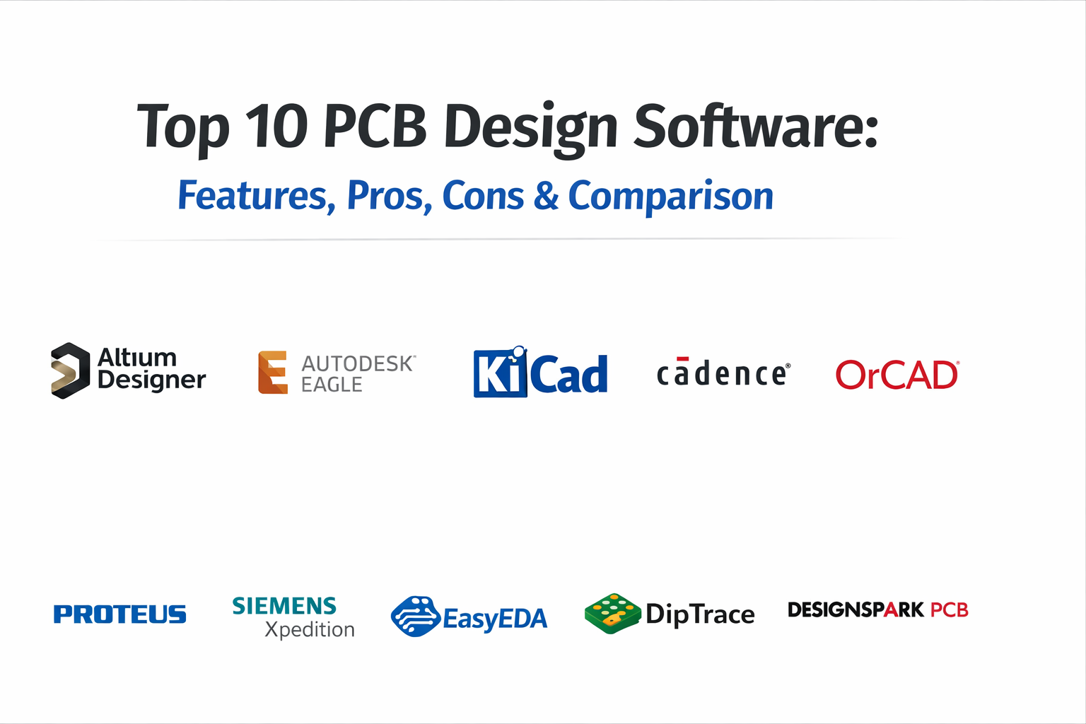 Top 10 PCB Design Software: Features, Pros, Cons & Comparison - DevOps ...