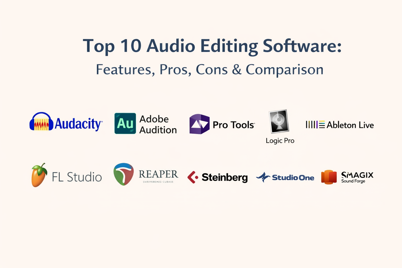 Top 10 Audio Editing Software: Features, Pros, Cons & Comparison ...