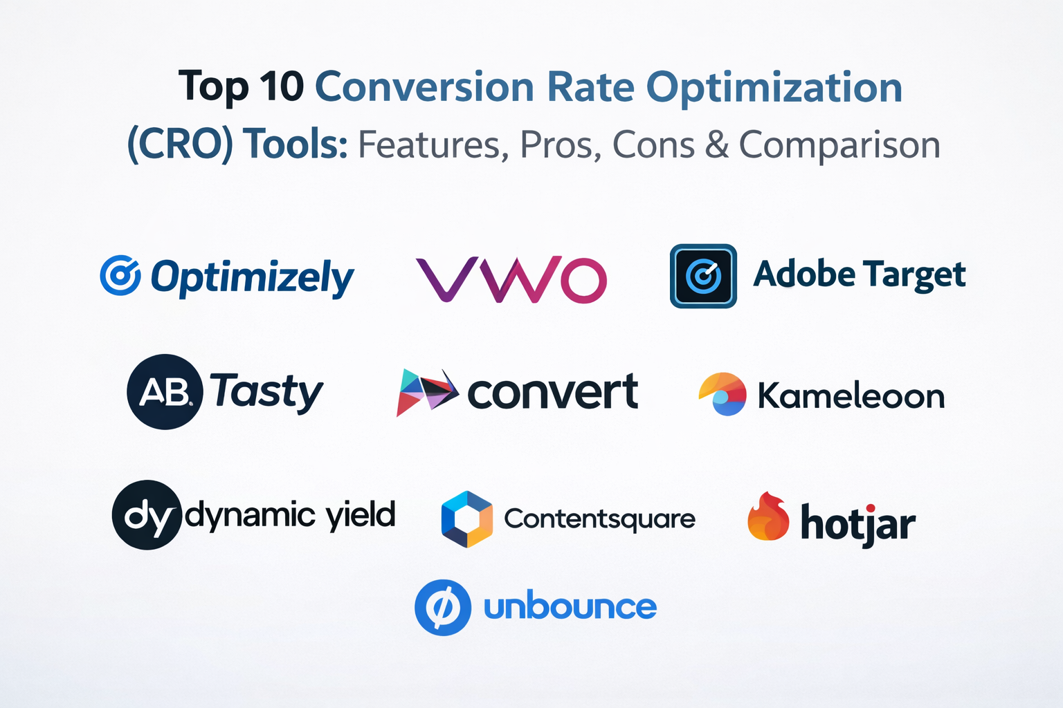 Top 10 Conversion Rate Optimization (CRO) Tools: Features, Pros, Cons ...