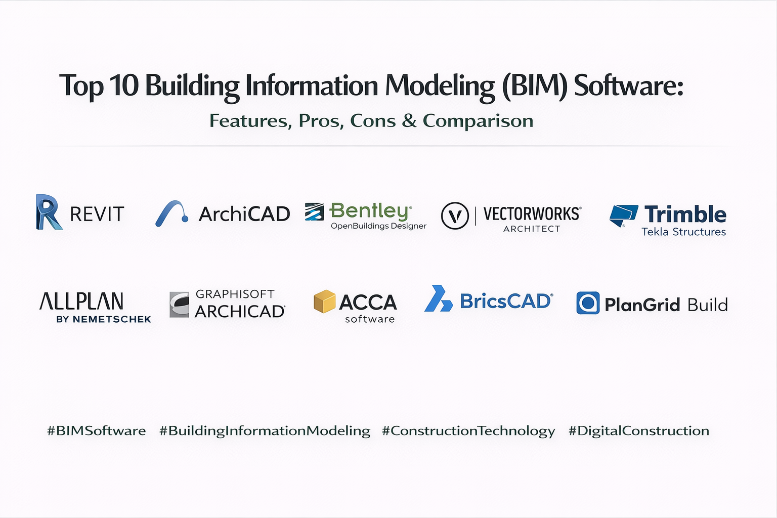 Top 10 Building Information Modeling (BIM) Software: Features, Pros ...