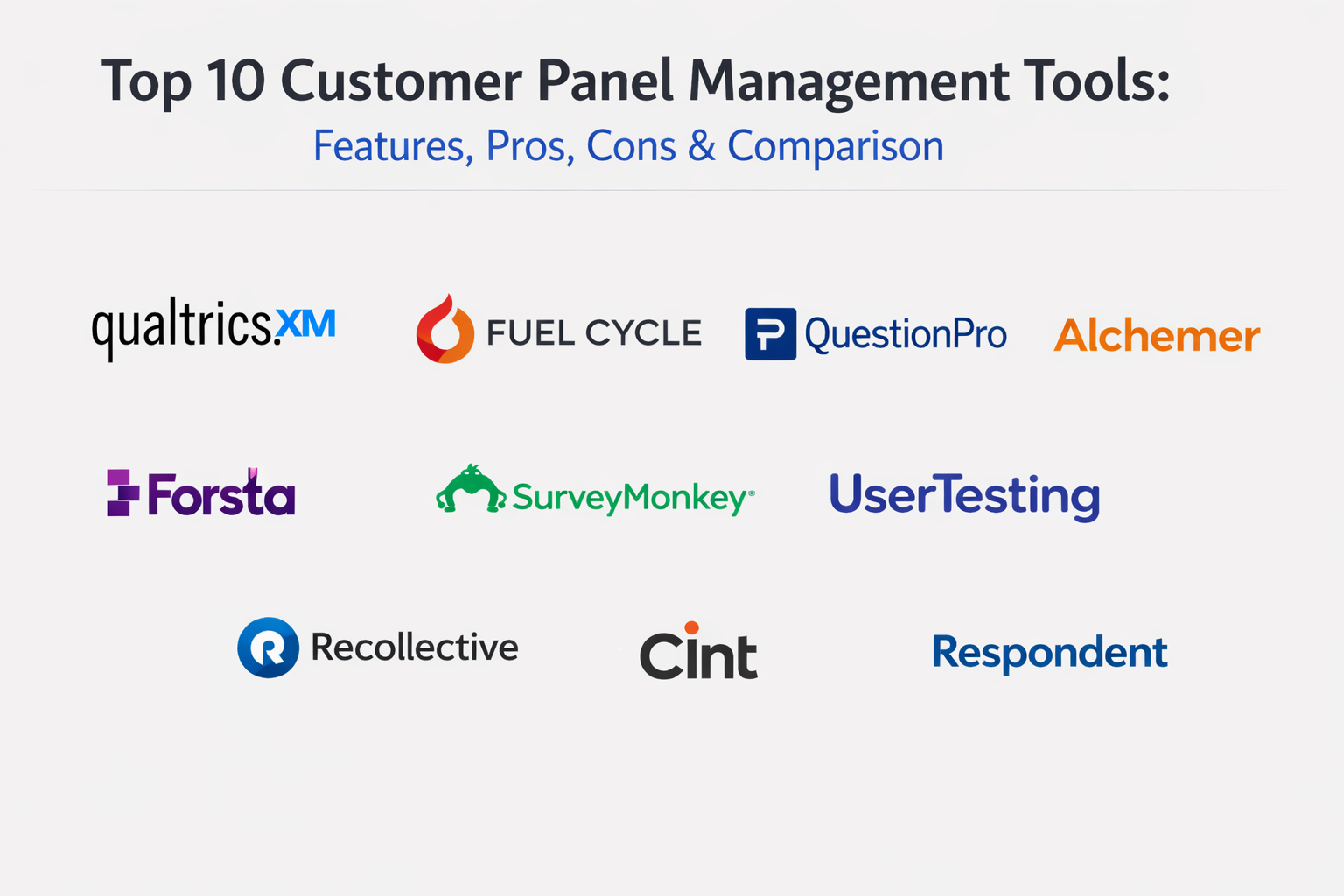 Top 10 Customer Panel Management Tools: Features, Pros, Cons ...