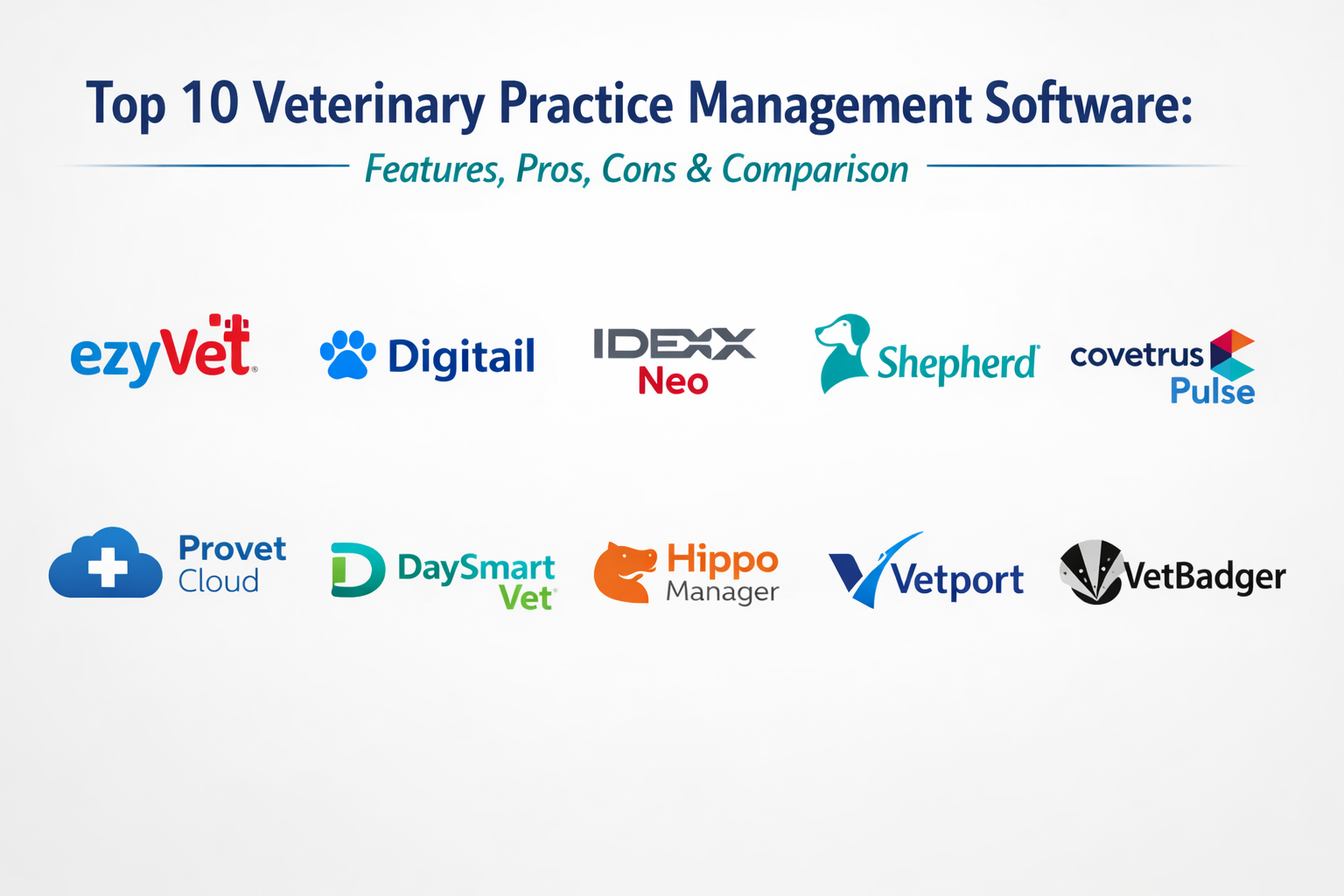 Top 10 Veterinary Practice Management Software: Features, Pros, Cons ...