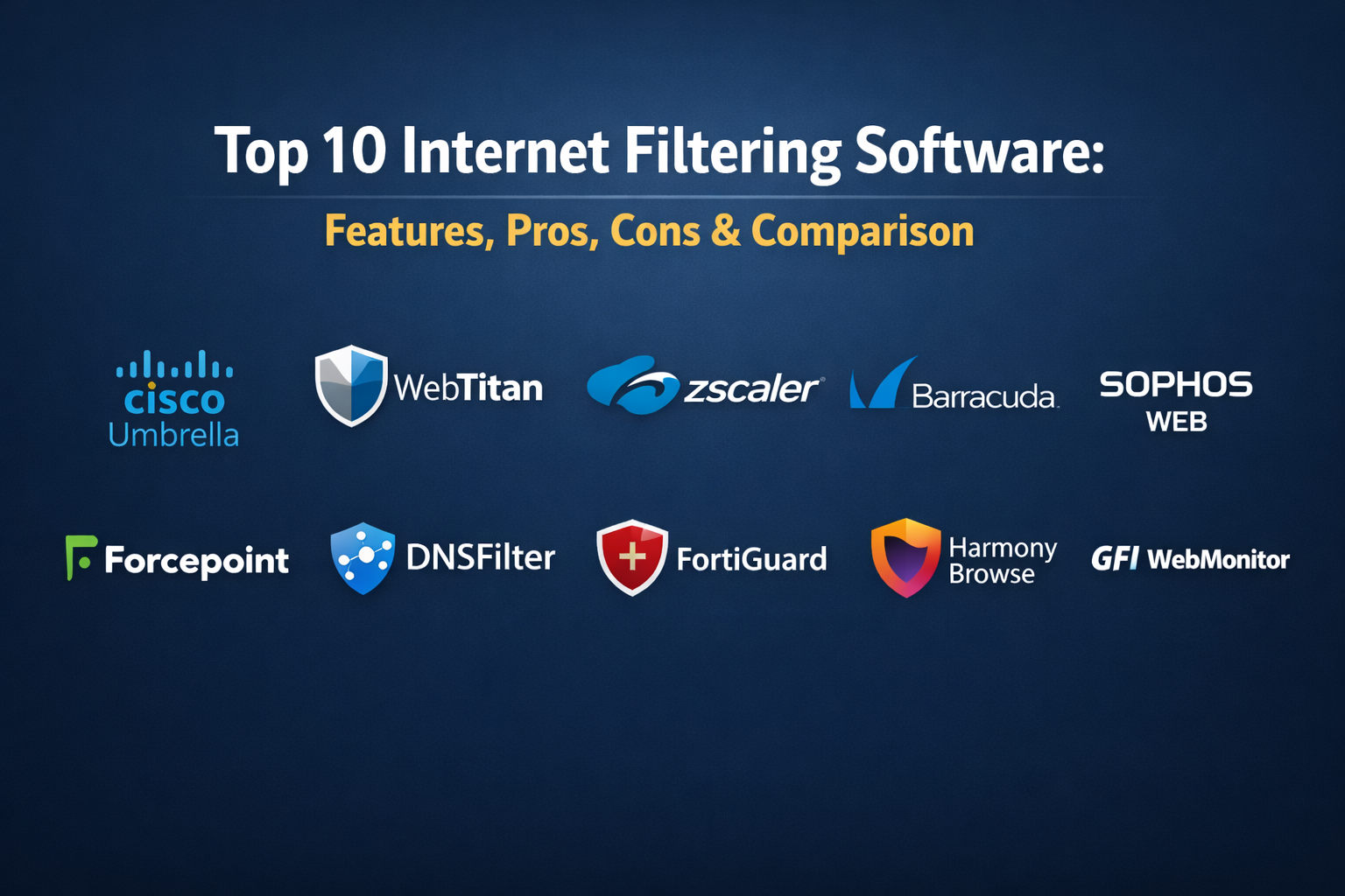 Top 10 Internet Filtering Software: Features, Pros, Cons & Comparison ...