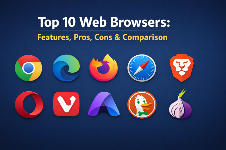 Top 10 Web Browsers: Features, Pros, Cons & Comparison - DevOps Consulting