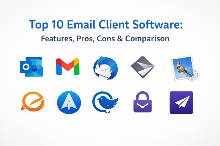 Top 10 Email Client Software: Features, Pros, Cons & Comparison ...