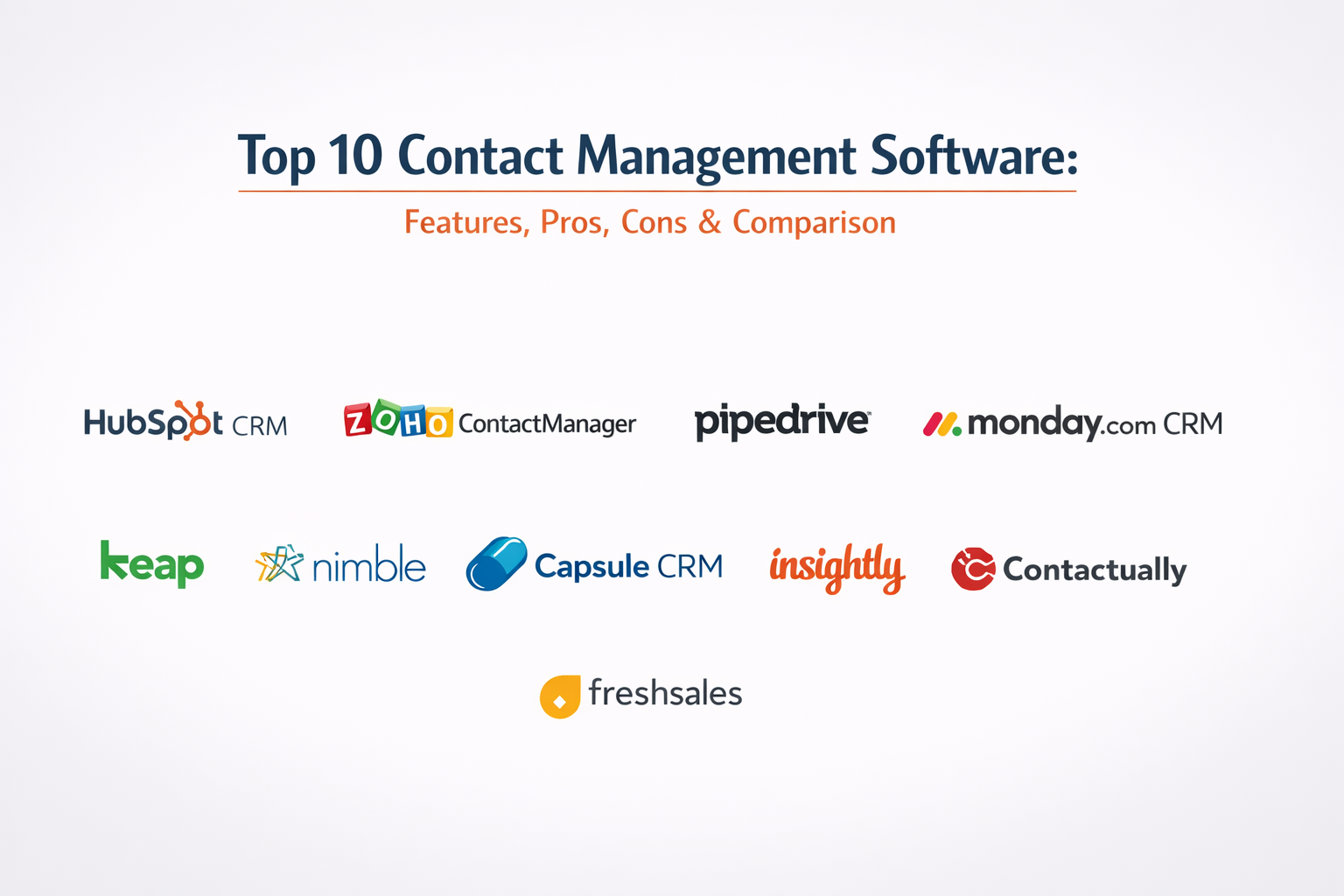 Top 10 Contact Management Software: Features, Pros, Cons & Comparison ...