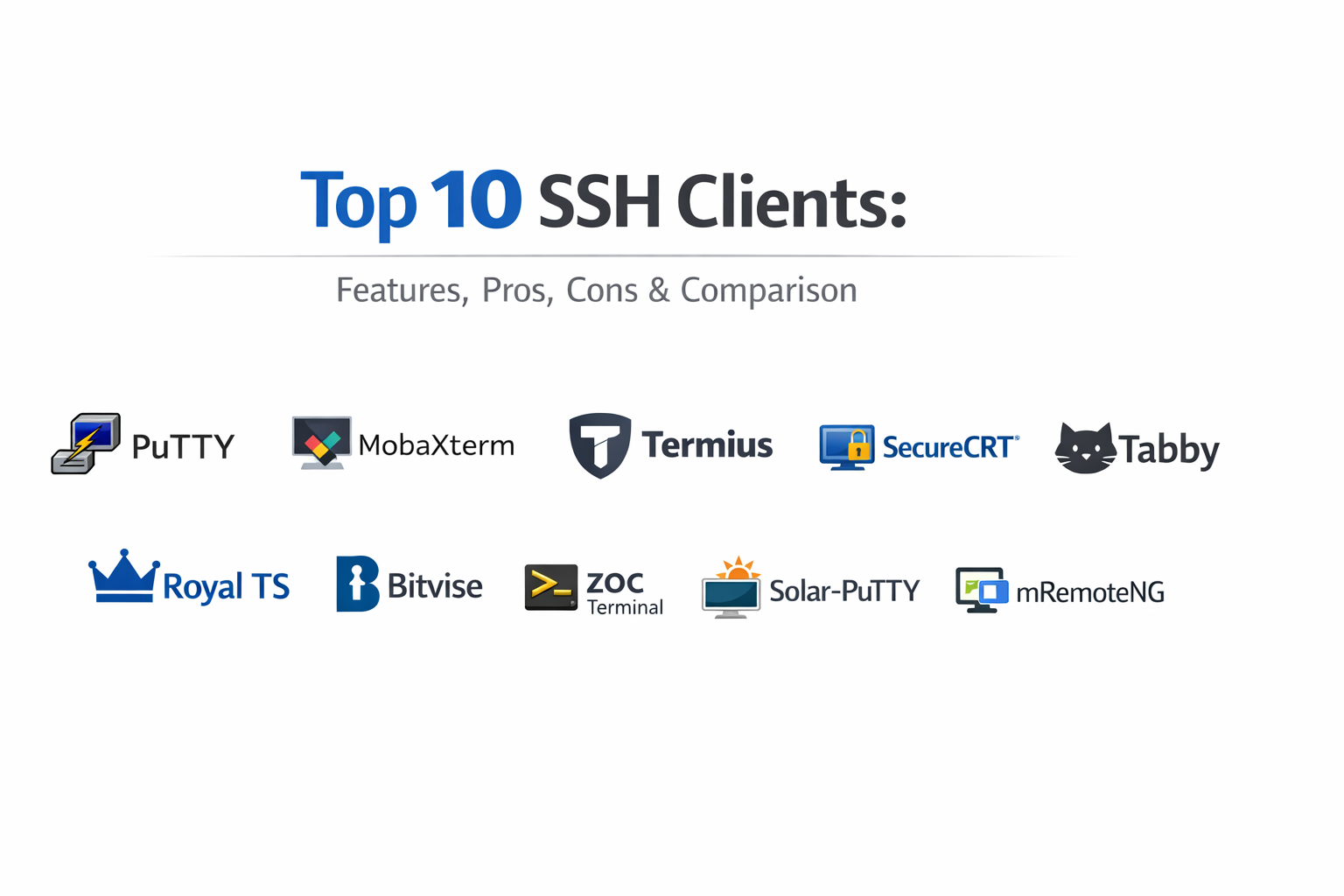 Top 10 SSH Clients: Features, Pros, Cons & Comparison - DevOps Consulting