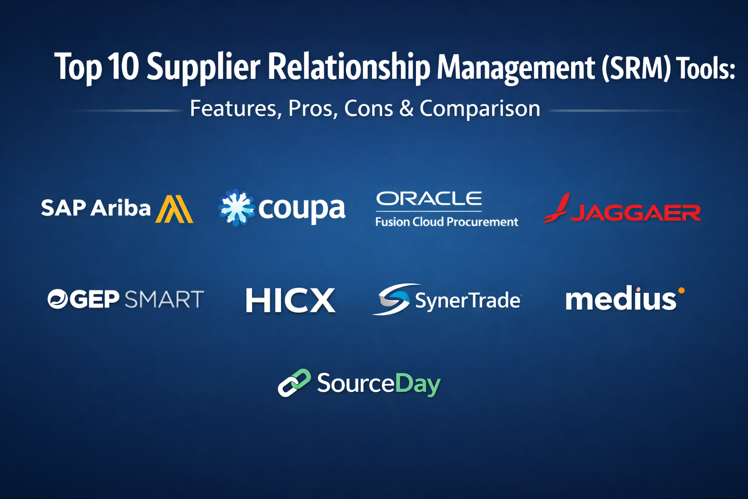 Top 10 Supplier Relationship Management (SRM) Tools: Features, Pros ...
