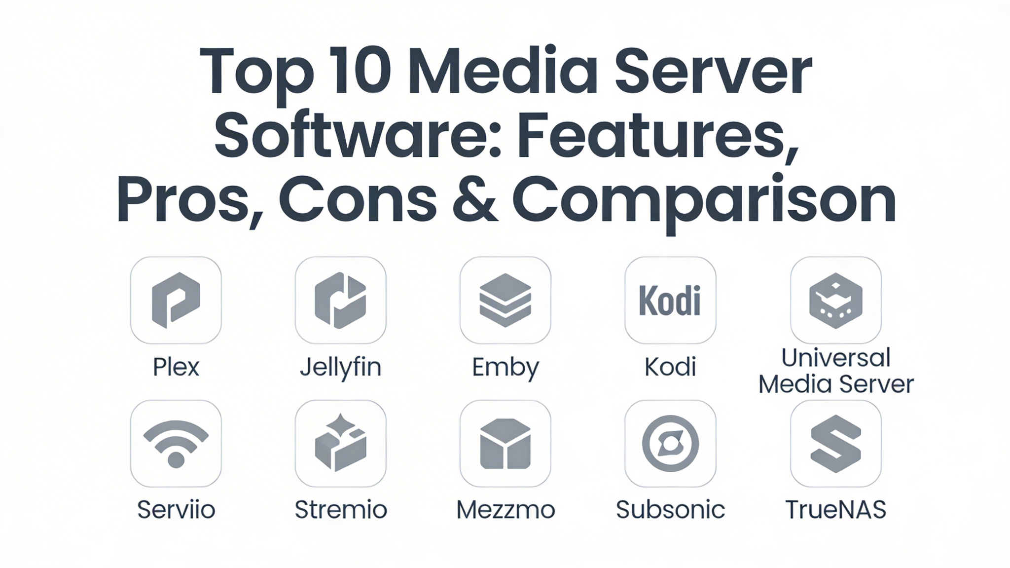 Top 10 Media Server Software: Features, Pros, Cons & Comparison ...