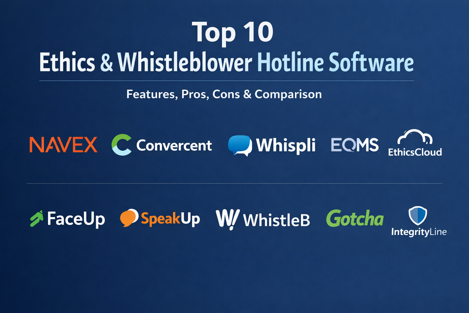 Top 10 Ethics & Whistleblower Hotline Software: Features, Pros, Cons ...