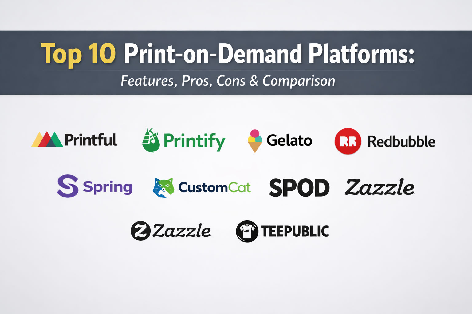 Top 10 Print-on-Demand Platforms: Features, Pros, Cons & Comparison - DevOps Consulting