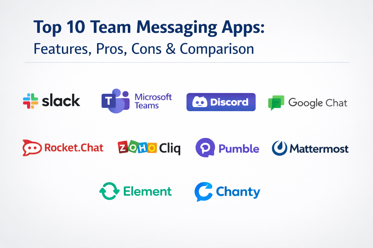 Top 10 Team Messaging Apps: Features, Pros, Cons & Comparison - DevOps ...