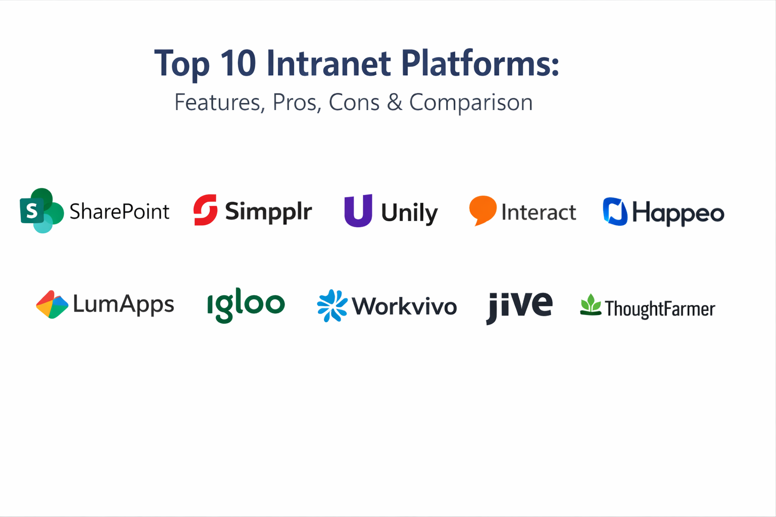 Top 10 Intranet Platforms: Features, Pros, Cons & Comparison - DevOps ...