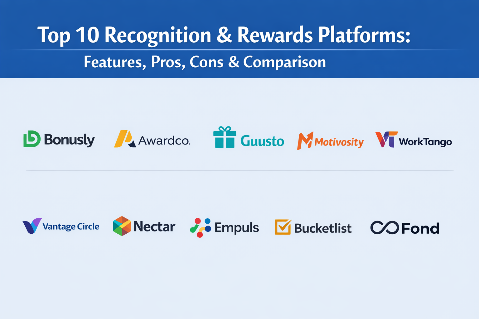 Top 10 Recognition & Rewards Platforms: Features, Pros, Cons ...
