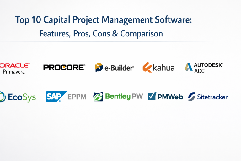 Top 10 Capital Project Management Software: Features, Pros, Cons ...
