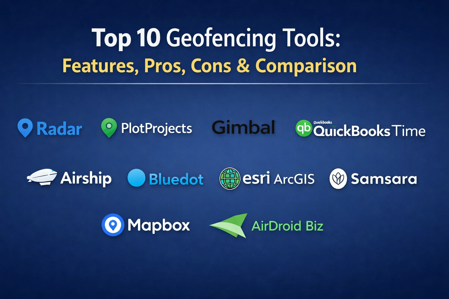 Top 10 Geofencing Tools: Features, Pros, Cons & Comparison - DevOps ...