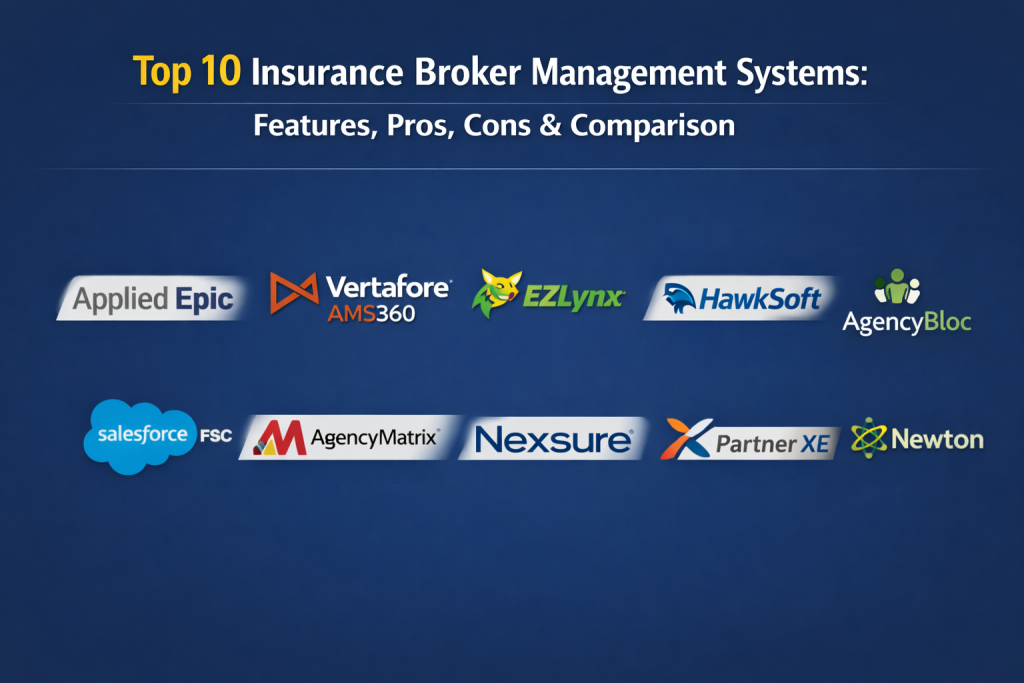 Top 10 Insurance Broker Management Systems: Features, Pros, Cons ...