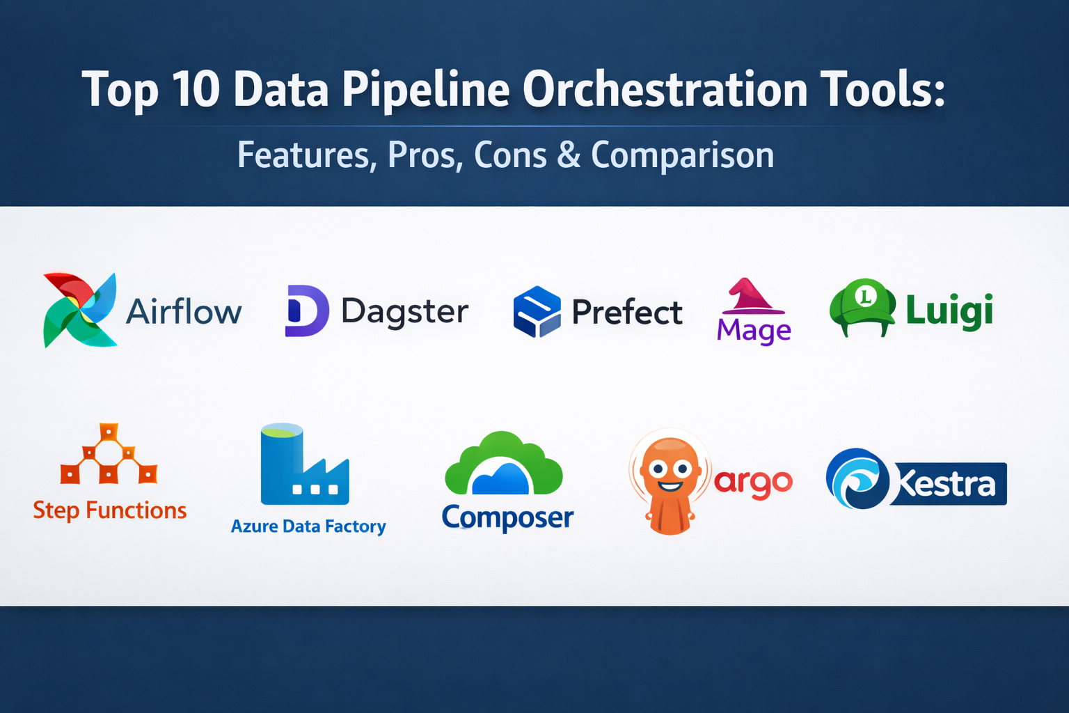 Top 10 Data Pipeline Orchestration Tools: Features, Pros, Cons & Comparison