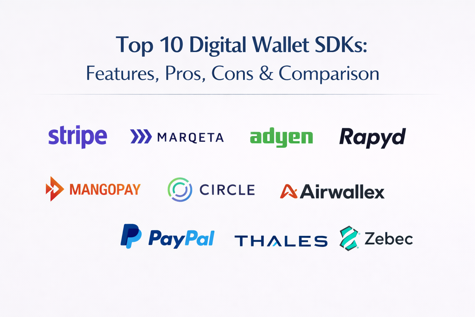 Top 10 Digital Wallet SDKs: Features, Pros, Cons & Comparison - DevOps ...