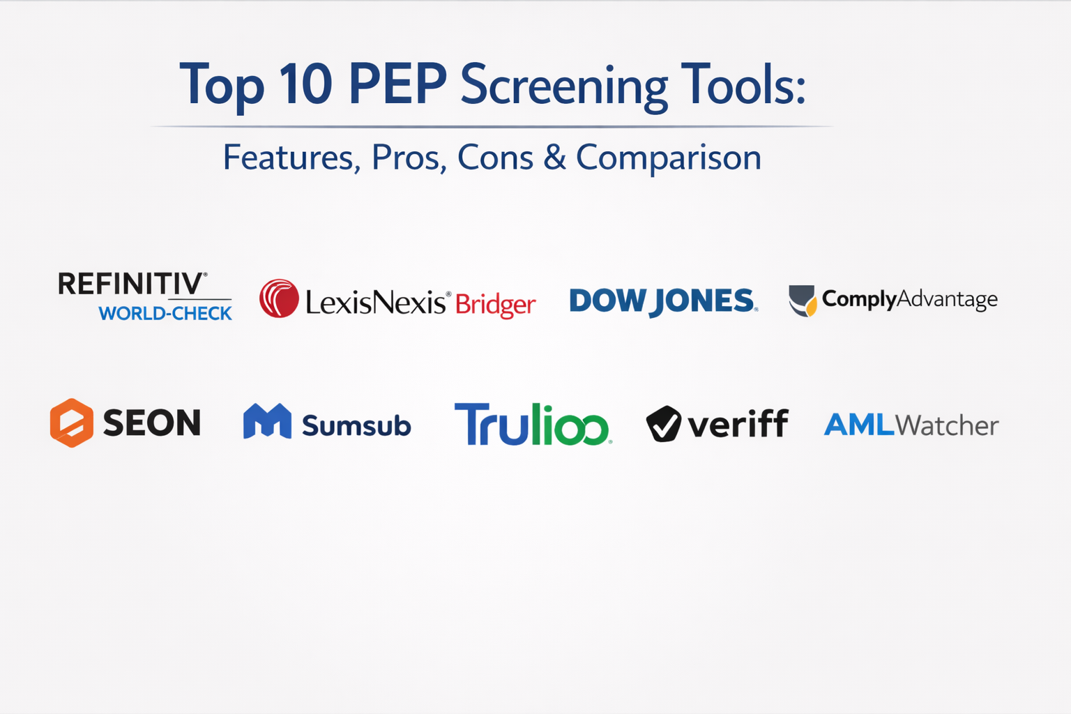 Peps Feature Top 10 PEP Screening Tools: Features, Pros, Cons & Comparison - DevOps ...