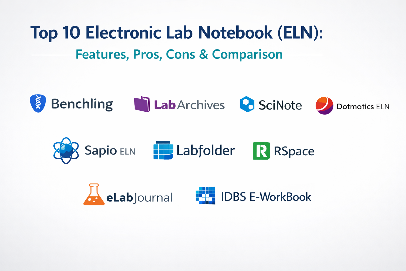 Top 10 Electronic Lab Notebook (ELN): Features, Pros, Cons & Comparison ...